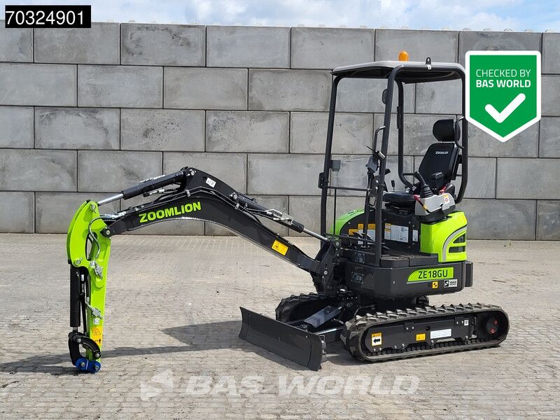 Zoomlion ZE18 GU - Mini excavator: picture 1 Zoomlion ZE18 GU - Mini excavator: picture 1