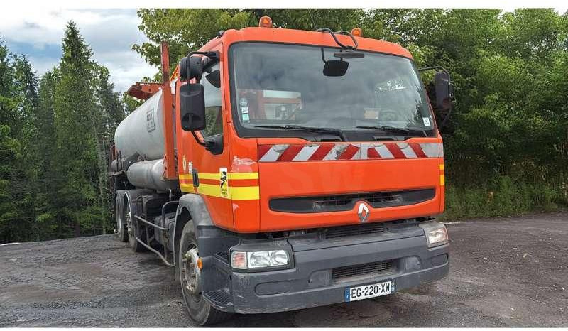 Renault Camion Ampliroll PREMIUM 370-26 AVEC BOUILLE ACMAR - Asphalt distributor: picture 2 Renault Camion Ampliroll PREMIUM 370-26 AVEC BOUILLE ACMAR - Asphalt distributor: picture 2