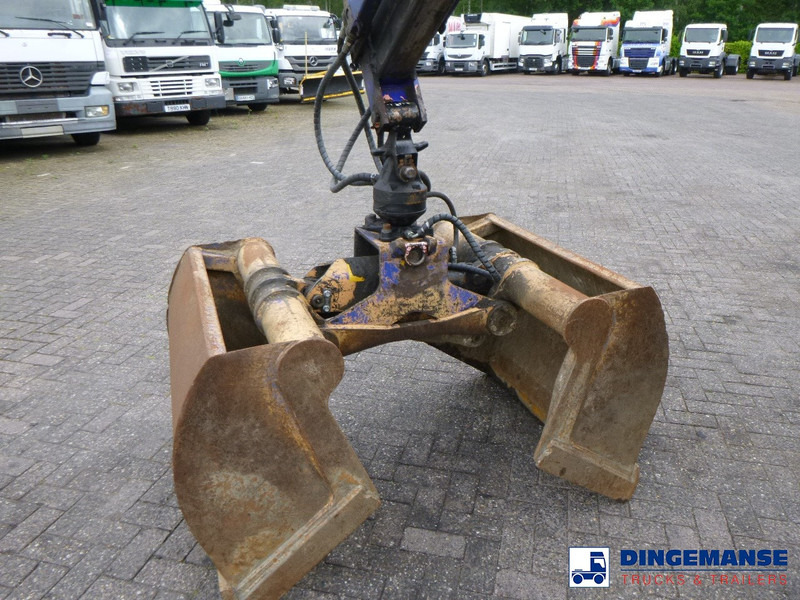 Crane truck DAF CF 75.310 6x4 RHD tipper + HMF 1144 K-1 + grapple: picture 12