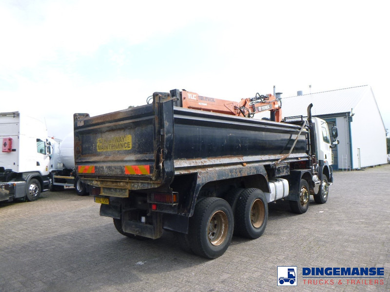 Crane truck DAF CF 85.360 8X4 RHD tipper + Terex 118.2 VGL-A15: picture 8