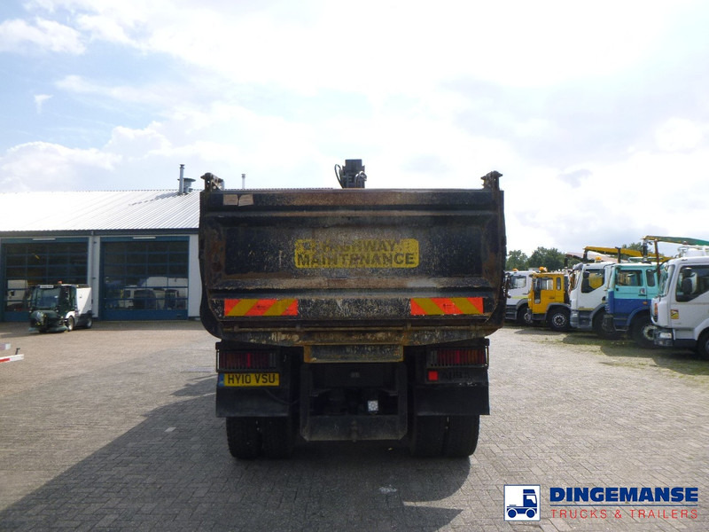 Crane truck DAF CF 85.360 8X4 RHD tipper + Terex 118.2 VGL-A15: picture 9