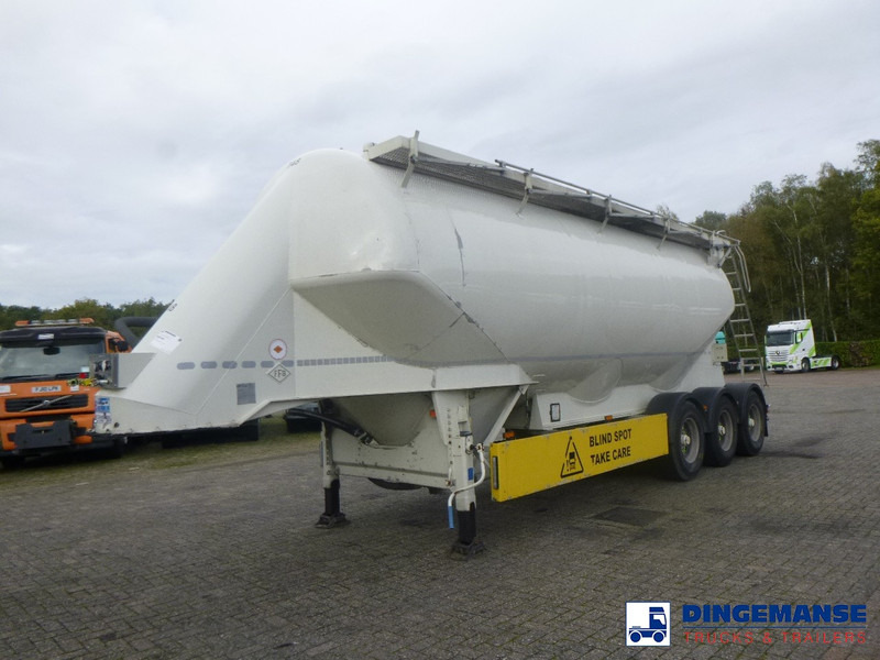 Feldbinder Powder tank alu 40 m3 / 1 comp + compressor - Tank semi-trailer: picture 1 Feldbinder Powder tank alu 40 m3 / 1 comp + compressor - Tank semi-trailer: picture 1