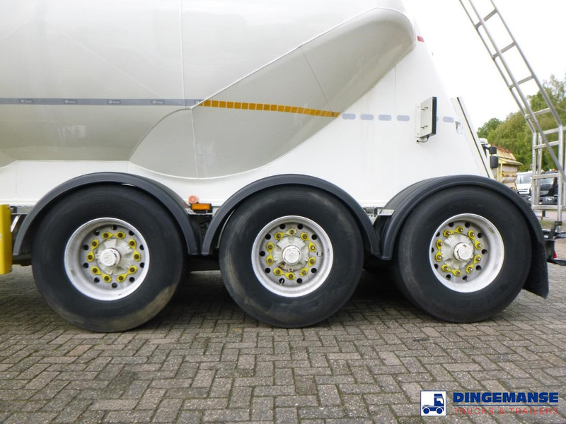 Tank semi-trailer Feldbinder Powder tank alu 40 m3 + engine/compressor: picture 6
