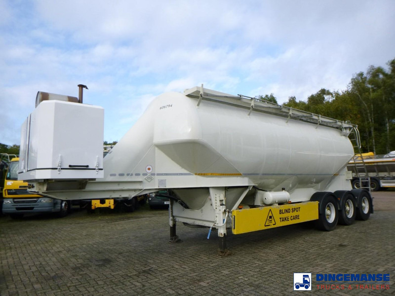 Feldbinder Powder tank alu 40 m3 + engine/compressor - Tank semi-trailer: picture 1 Feldbinder Powder tank alu 40 m3 + engine/compressor - Tank semi-trailer: picture 1