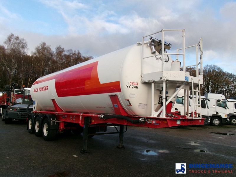 Feldbinder Powder tank alu 41 m3 (tipping) - Silo semi-trailer: picture 2 Feldbinder Powder tank alu 41 m3 (tipping) - Silo semi-trailer: picture 2