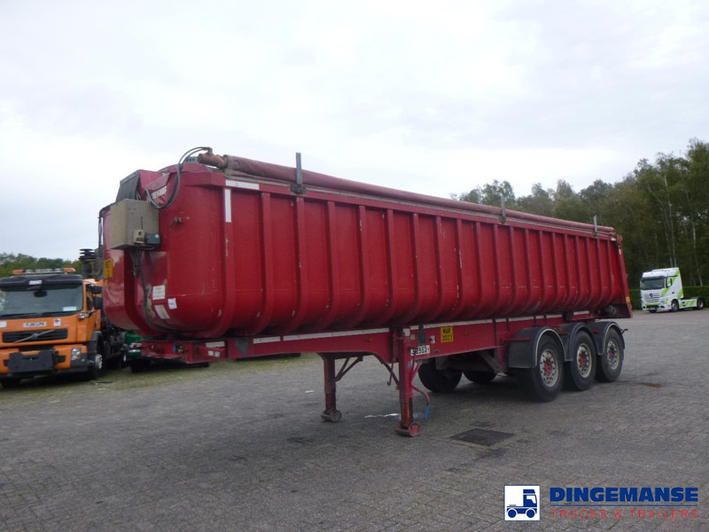 Fruehauf Tipper trailer alu 34.6 m3 + tarpaulin - Tipper van: picture 1 Fruehauf Tipper trailer alu 34.6 m3 + tarpaulin - Tipper van: picture 1