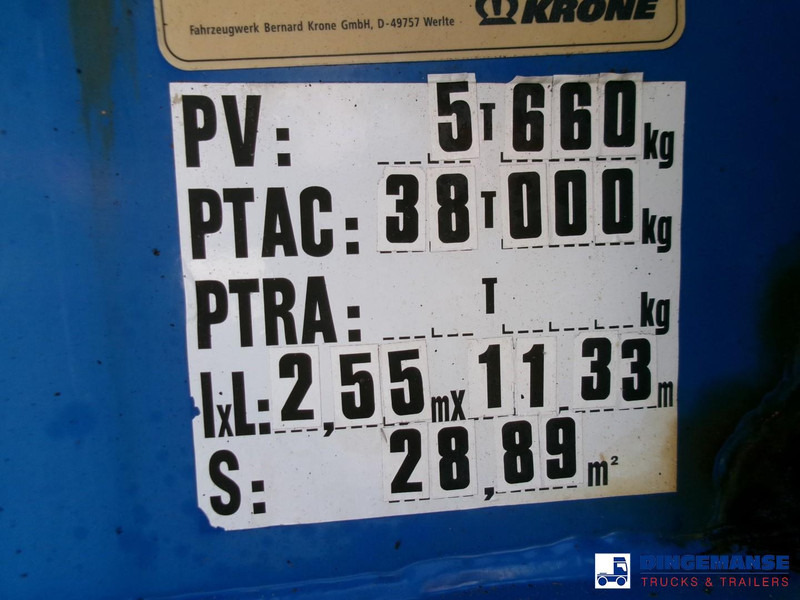 Container transporter/ Swap body semi-trailer Krone 3-axle container trailer 20-30-40-45 ft SDC27: picture 18 Container transporter/ Swap body semi-trailer Krone 3-axle container trailer 20-30-40-45 ft SDC27: picture 18