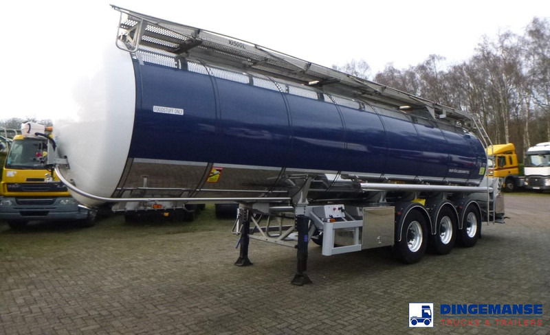 LAG Food tank inox 32 m3 / 3 comp + pump, steaming heating, webasto - Tank semi-trailer: picture 1 LAG Food tank inox 32 m3 / 3 comp + pump, steaming heating, webasto - Tank semi-trailer: picture 1