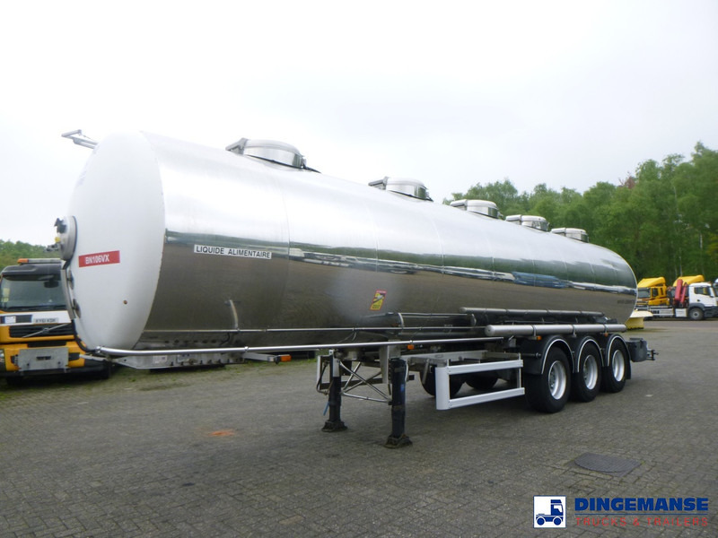 MAISONNEUVE Food tank inox 31.8 m3 / 5 comp - Tank semi-trailer: picture 1 MAISONNEUVE Food tank inox 31.8 m3 / 5 comp - Tank semi-trailer: picture 1