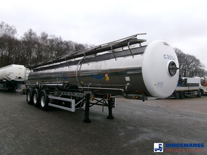 Magyar Chemical tank inox 22.5 m3 / 1 comp - Tank semi-trailer: picture 2 Magyar Chemical tank inox 22.5 m3 / 1 comp - Tank semi-trailer: picture 2