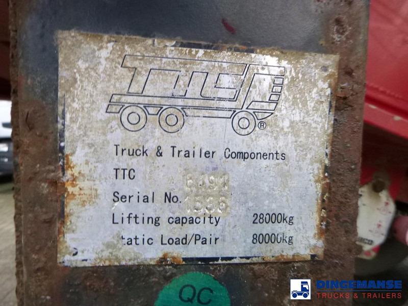 Tipper semi-trailer Meierling Tipper trailer alu 21 m3 + tarpaulin: picture 8