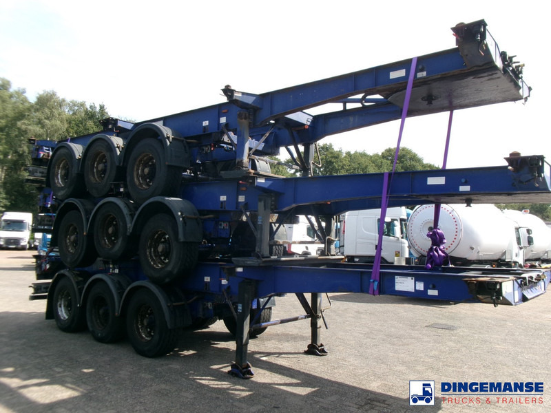 Montracon Stack - 3 x container chassis 20-30-40-45 ft - Container transporter/ Swap body truck: picture 2 Montracon Stack - 3 x container chassis 20-30-40-45 ft - Container transporter/ Swap body truck: picture 2