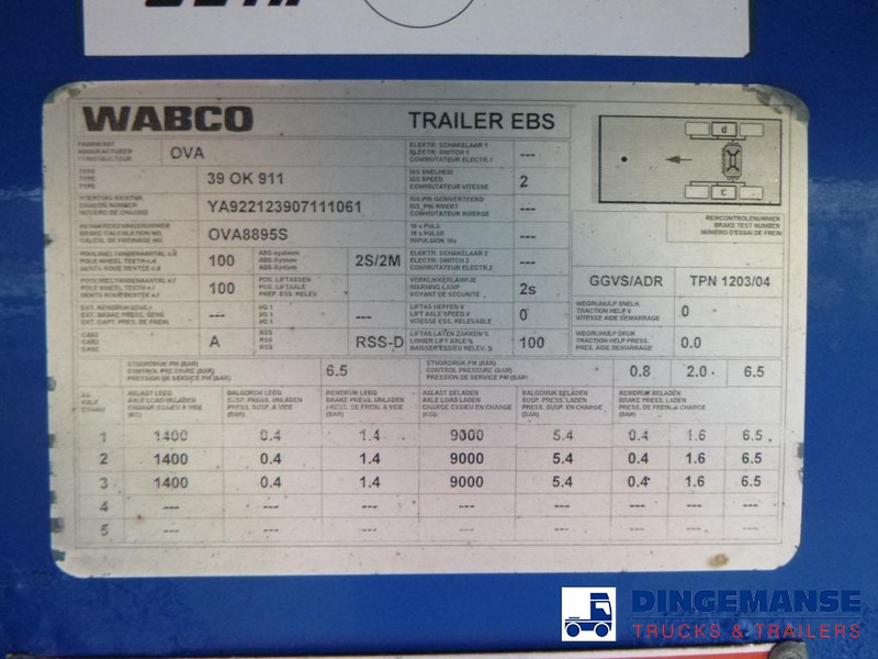 Tipper semi-trailer OVA Tipper trailer alu 60 m3 + tarpaulin: picture 18 Tipper semi-trailer OVA Tipper trailer alu 60 m3 + tarpaulin: picture 18