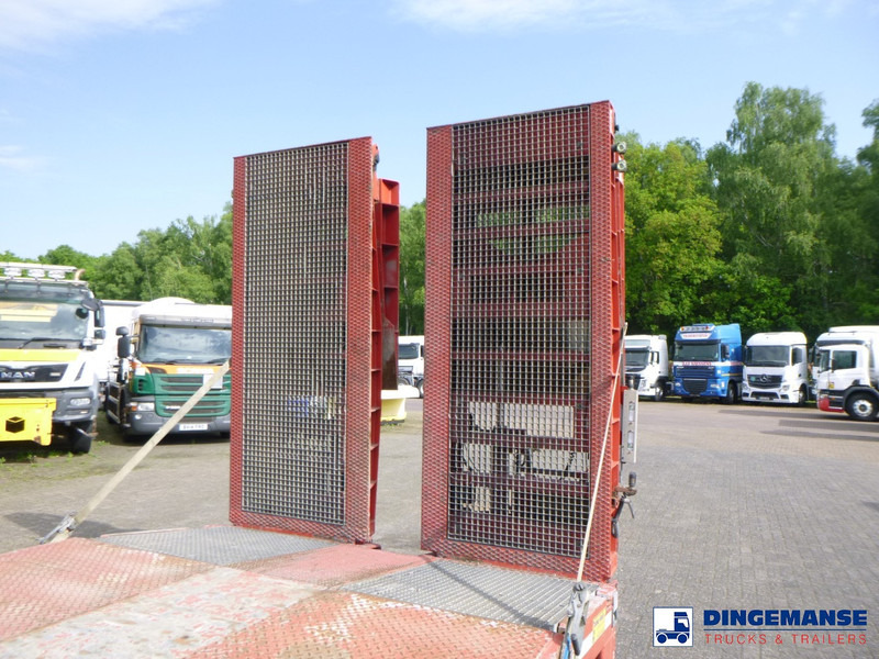 Low loader semi-trailer TURBO'S HOET 3-axle semi-lowbed trailer 39 t + ramps: picture 18