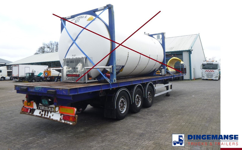 Dropside/ Flatbed truck Tirsan 3 axle Platform trailer: picture 7