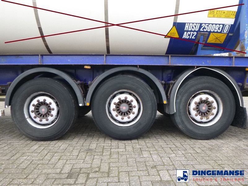 Dropside/ Flatbed truck Tirsan 3 axle Platform trailer: picture 6