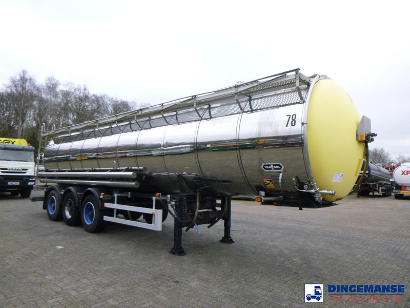Van Hool Chemical tank inox 30 m3 / 1 comp - Tank semi-trailer: picture 2 Van Hool Chemical tank inox 30 m3 / 1 comp - Tank semi-trailer: picture 2