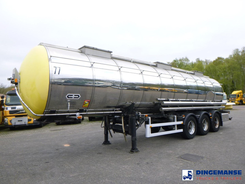 Van Hool Chemical tank inox 30 m3 / 1 comp - Tank semi-trailer: picture 1 Van Hool Chemical tank inox 30 m3 / 1 comp - Tank semi-trailer: picture 1