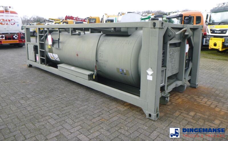 WEW (Westerwälder Eisenwerk) Fuel (kerosene, diesel) tank container 20 ft. inox 10 m3 / 1 comp + pump - Tank container: picture 4 WEW (Westerwälder Eisenwerk) Fuel (kerosene, diesel) tank container 20 ft. inox 10 m3 / 1 comp + pump - Tank container: picture 4