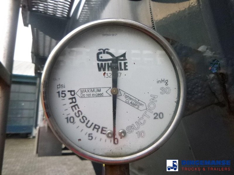 Tank semi-trailer WHALE Vacuum tank inox 30 m3 / 1 comp + pump: picture 20