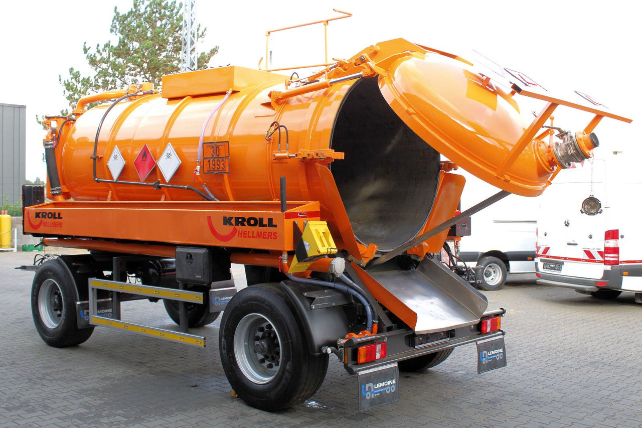 Kutschke 10m³ Kipper Saug u.Druck INOX +ADR/GGVS - Tank trailer: picture 3 Kutschke 10m³ Kipper Saug u.Druck INOX +ADR/GGVS - Tank trailer: picture 3