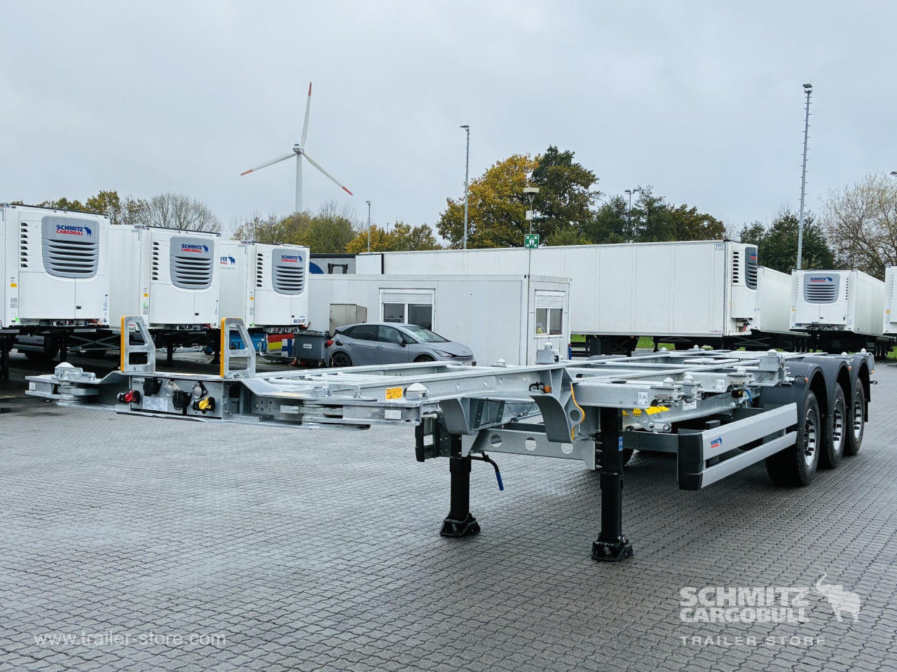 SCHMITZ Auflieger Containerfahrgestell Standard - Container transporter/ Swap body semi-trailer: picture 1 SCHMITZ Auflieger Containerfahrgestell Standard - Container transporter/ Swap body semi-trailer: picture 1