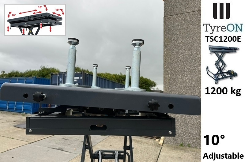 TSC1200E mobile EV battery lifting table - Mobile lifting table for engines, gearboxes, EV battery packs, transmissions andvehicle components - 230V mobile scissor lift table - 1200 kg - H192 c - Workshop equipment: picture 4 TSC1200E mobile EV battery lifting table - Mobile lifting table for engines, gearboxes, EV battery packs, transmissions andvehicle components - 230V mobile scissor lift table - 1200 kg - H192 c - Workshop equipment: picture 4