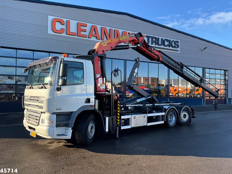 DAF FAN 85 CF 360 Palfinger 23 Tonmeter laadkraan - Hook lift truck, Crane truck: picture 1 DAF FAN 85 CF 360 Palfinger 23 Tonmeter laadkraan - Hook lift truck, Crane truck: picture 1
