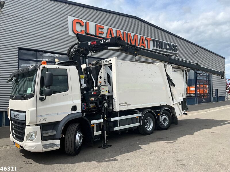 DAF FAN CF 290 Euro 6 Hiab 21 Tonmeter laadkraan - Garbage truck: picture 1 DAF FAN CF 290 Euro 6 Hiab 21 Tonmeter laadkraan - Garbage truck: picture 1