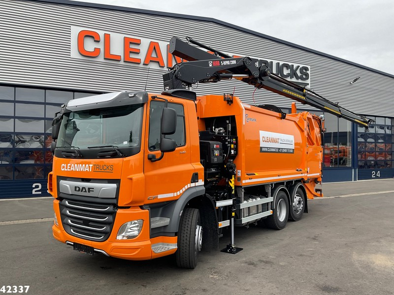 DAF FAN CF 340 Hiab 23 Tonmeter laadkraan - Garbage truck: picture 1 DAF FAN CF 340 Hiab 23 Tonmeter laadkraan - Garbage truck: picture 1