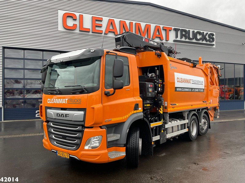 DAF FAN CF 340 Hiab 23 ton/meter laadkraan Welvaarts weighing system - Garbage truck: picture 2 DAF FAN CF 340 Hiab 23 ton/meter laadkraan Welvaarts weighing system - Garbage truck: picture 2