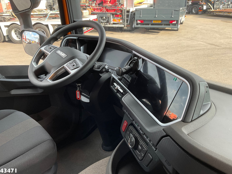 Interior photo 1: Hook lift truck, Crane truck DAF FAN XD 450 Hiab 23 Tonmeter laadkraan