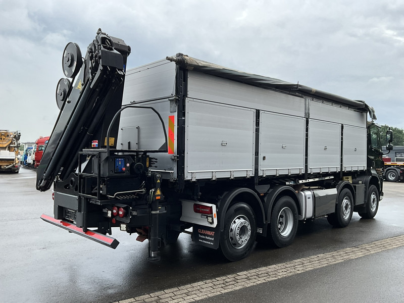 Tipper, Crane truck DAF FAX CF 480 Euro 6 HMF 21 Tonmeter laadkraan: picture 7