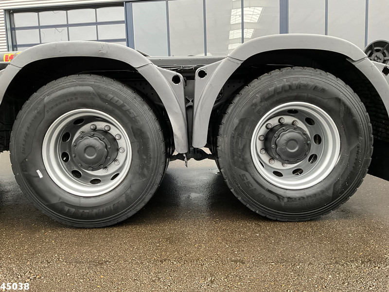 Hook lift truck, Crane truck MAN TGS 35.400 8x6 Euro 6 HMF 16 Tonmeter Z-kraan: picture 8