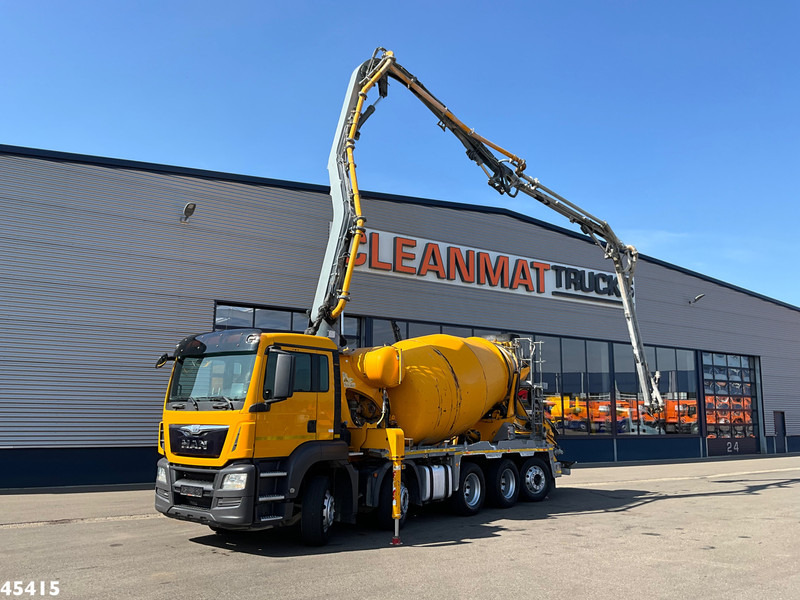 Concrete mixer truck MAN TGS 35.440 Euro 6 10x4 CIFA 12m³ Mixer + CIFA pump Just 200.228 km!: picture 8