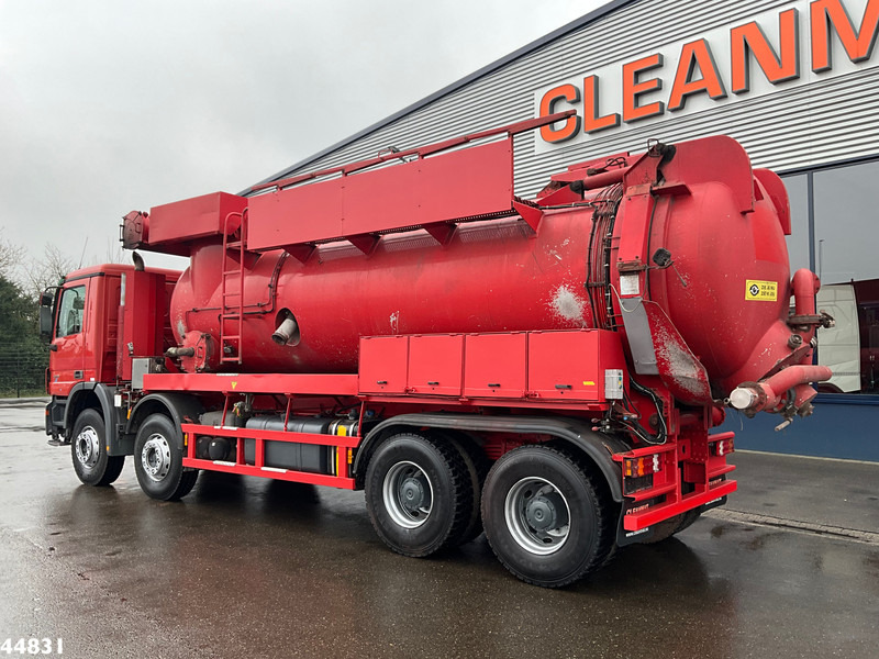 Vacuum truck Mercedes-Benz Actros 4141 8x4 RVS Naaktgeboren drogestoffen Just 99.291 km!: picture 9