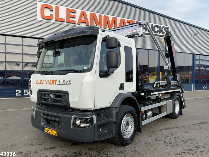 Renault D WIDE Multilift 12 Ton portaal - Skip loader truck: picture 1 Renault D WIDE Multilift 12 Ton portaal - Skip loader truck: picture 1