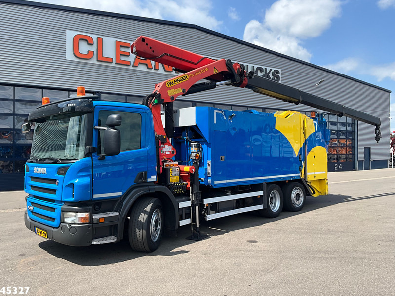 Scania P 280 Geesink / VSA Palfinger 23 Tonmeter laadkraan - Garbage truck: picture 1 Scania P 280 Geesink / VSA Palfinger 23 Tonmeter laadkraan - Garbage truck: picture 1