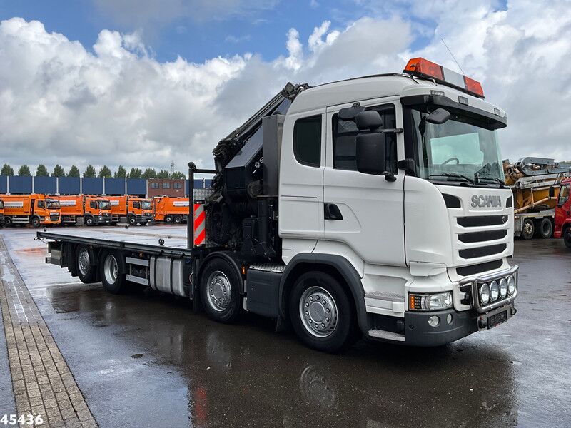 Scania R490 8x2 Euro 6 Retarder HMF 85 Tonmeter laadkraan + Fly-jib - Crane truck: picture 3 Scania R490 8x2 Euro 6 Retarder HMF 85 Tonmeter laadkraan + Fly-jib - Crane truck: picture 3