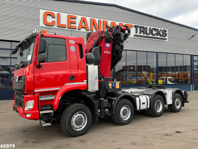 Crane truck Tatra T 158 8x6 Euro 6 HMF 85 Tonmeter laadkraan + Fly-Jib Just 147.844 km!: picture 8
