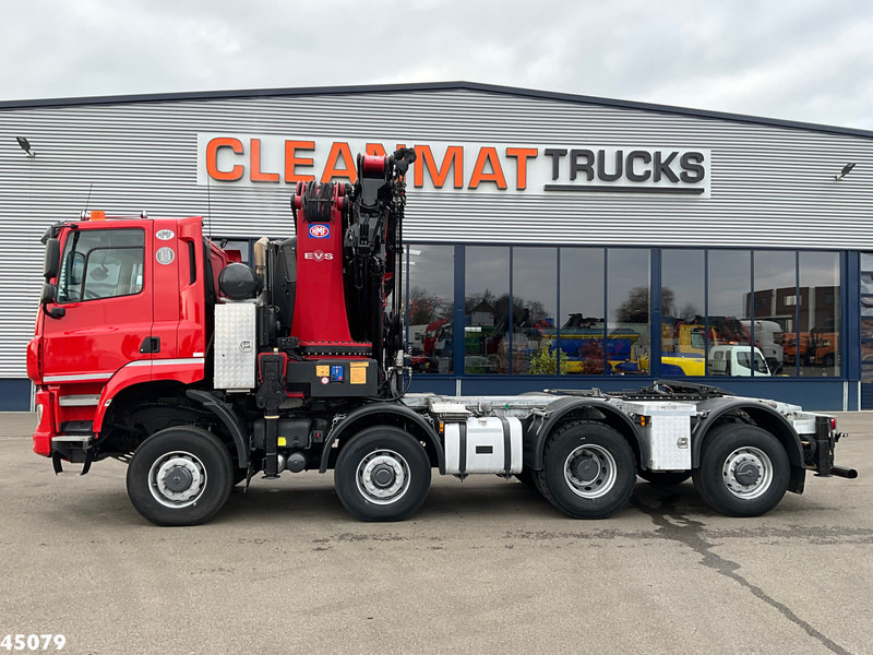 Crane truck Tatra T 158 8x6 Euro 6 HMF 85 Tonmeter laadkraan + Fly-Jib Just 147.844 km!: picture 9