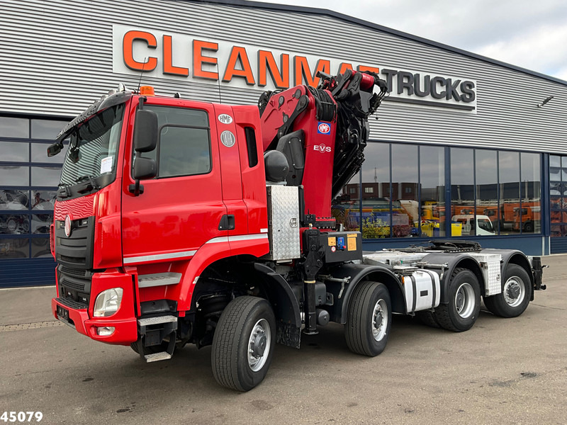Crane truck Tatra T 158 8x6 Euro 6 HMF 85 Tonmeter laadkraan + Fly-Jib Just 147.844 km!: picture 7
