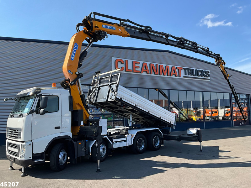 Crane truck Volvo FH 500 8x4 Effer 65 Tonmeter laadkraan + Fly-Jib: picture 11