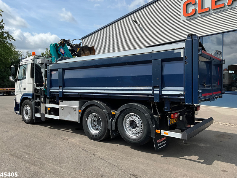 Tipper, Crane truck Volvo FM 330 6x2/6x4 Hydrodrive HMF 16 Tonmeter Z-kraan: picture 6