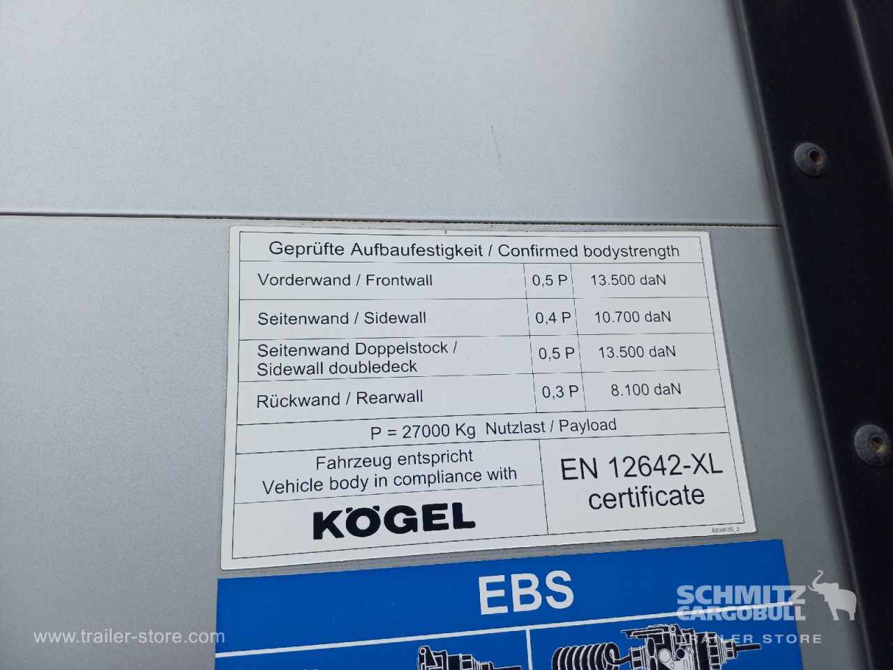 KOEGEL Auflieger Curtainsider Standard - Curtainsider semi-trailer: picture 4 KOEGEL Auflieger Curtainsider Standard - Curtainsider semi-trailer: picture 4