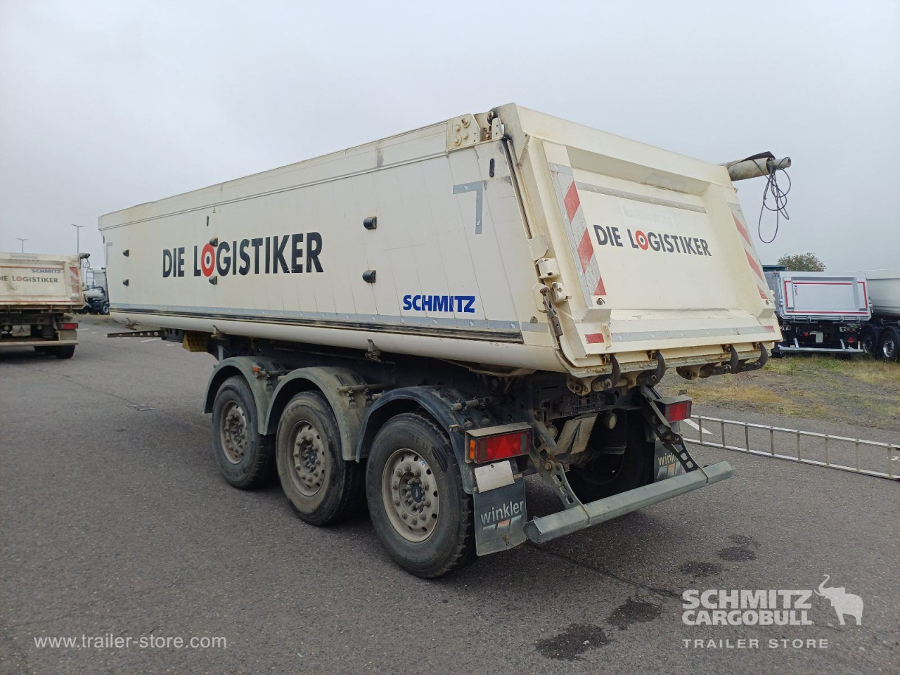 SCHMITZ Auflieger Kipper Alukastenmulde 24m³ - Tipper semi-trailer: picture 4 SCHMITZ Auflieger Kipper Alukastenmulde 24m³ - Tipper semi-trailer: picture 4