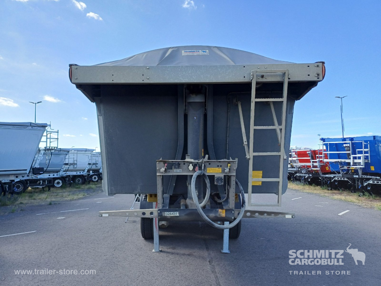 Tipper semi-trailer SCHMITZ Auflieger Kipper Alukastenmulde 24m³: picture 10