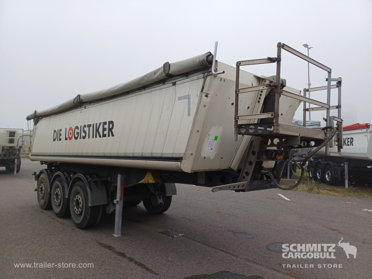 SCHMITZ Auflieger Kipper Alukastenmulde 24m³ - Tipper semi-trailer: picture 1 SCHMITZ Auflieger Kipper Alukastenmulde 24m³ - Tipper semi-trailer: picture 1