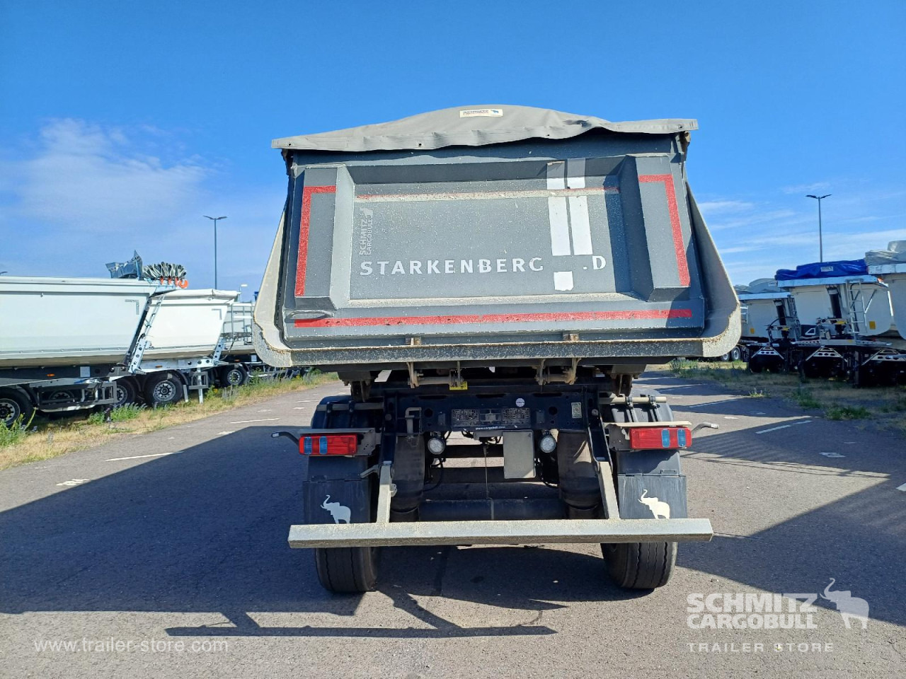 Tipper semi-trailer SCHMITZ Auflieger Kipper Alukastenmulde 24m³: picture 9