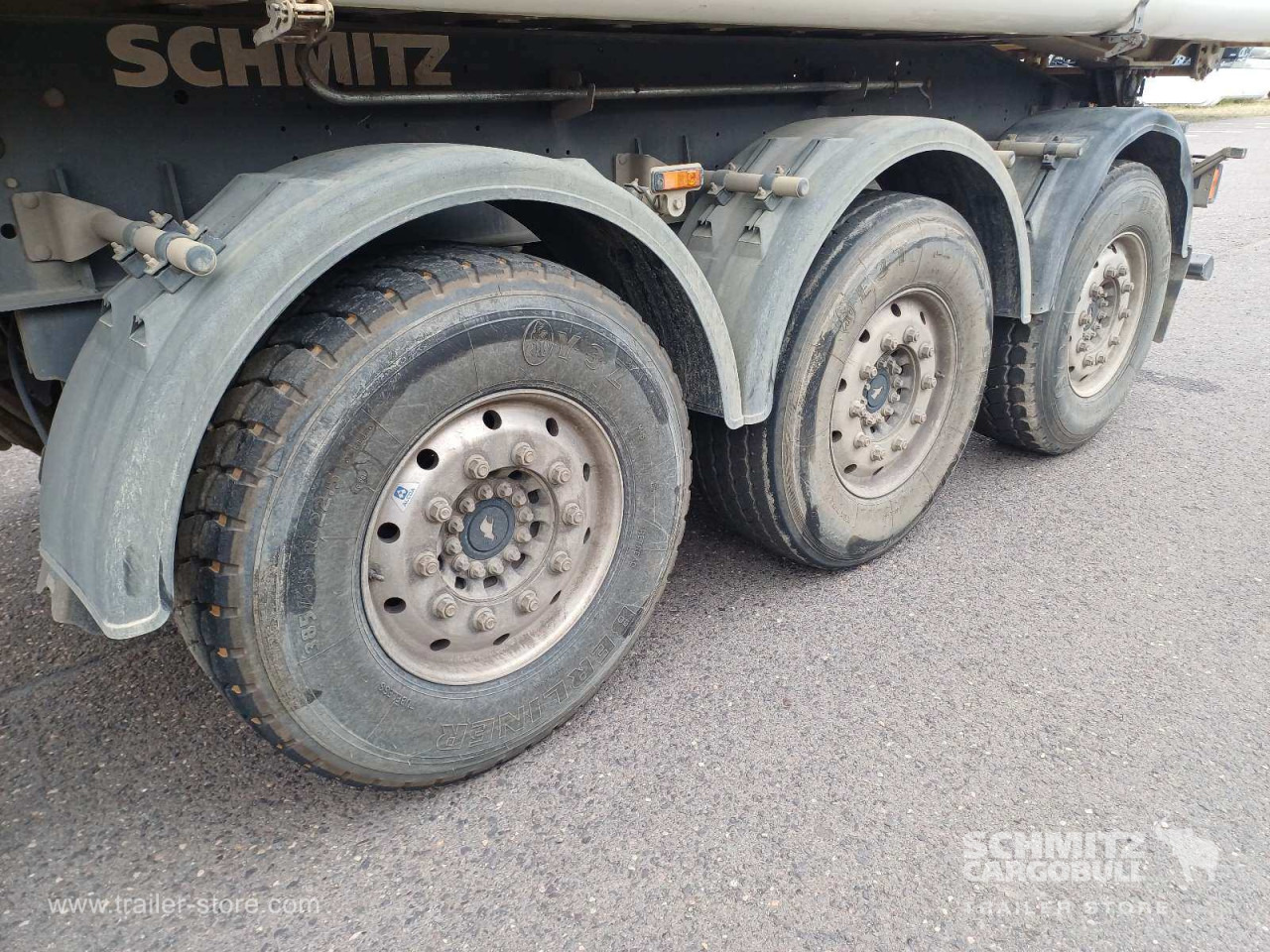 SCHMITZ Auflieger Kipper Alukastenmulde 24m³ - Tipper semi-trailer: picture 2 SCHMITZ Auflieger Kipper Alukastenmulde 24m³ - Tipper semi-trailer: picture 2